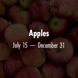 Apples July 15 - Dec 31